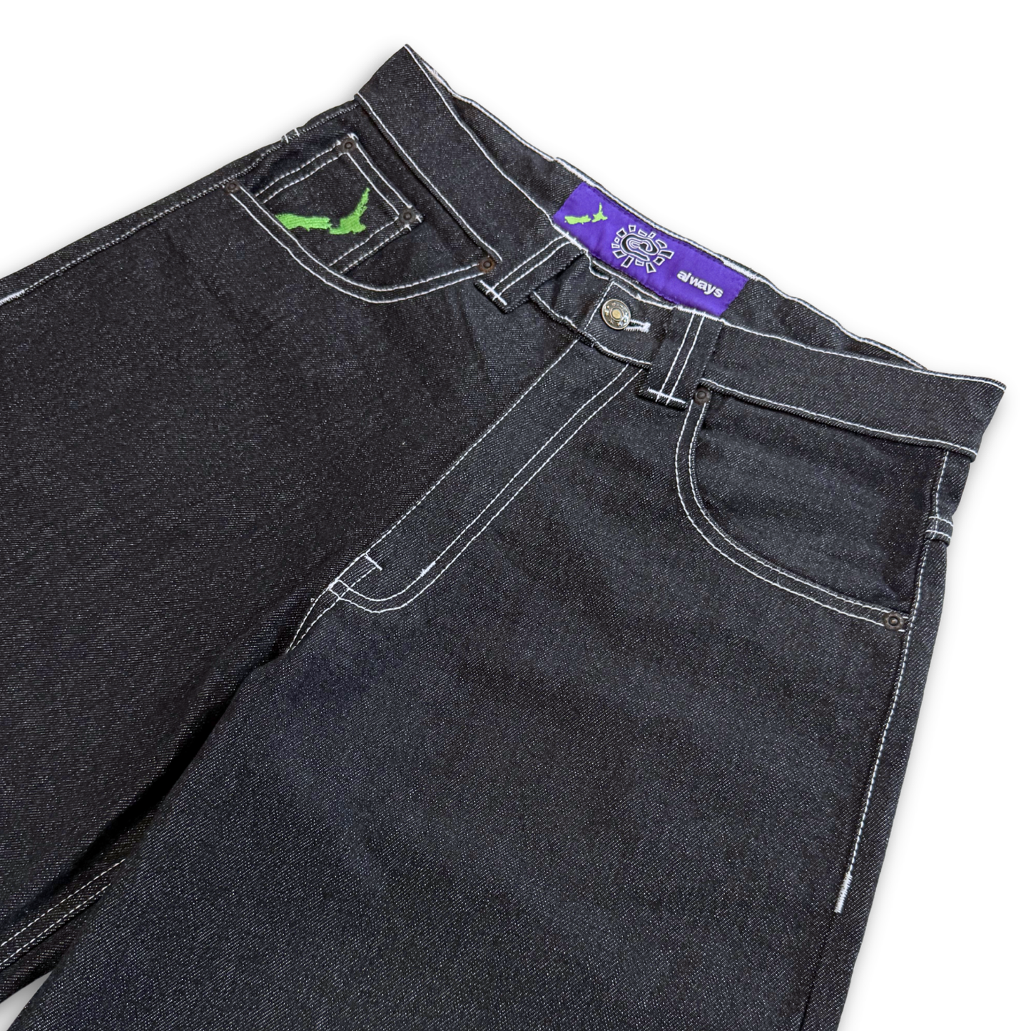 ALWAYS DO WHAT YOU SHOULD DO @SUN DENIM SHORTS (31")