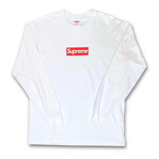 SUPREME BOX LOGO LONGSLEEVE TEE (M)