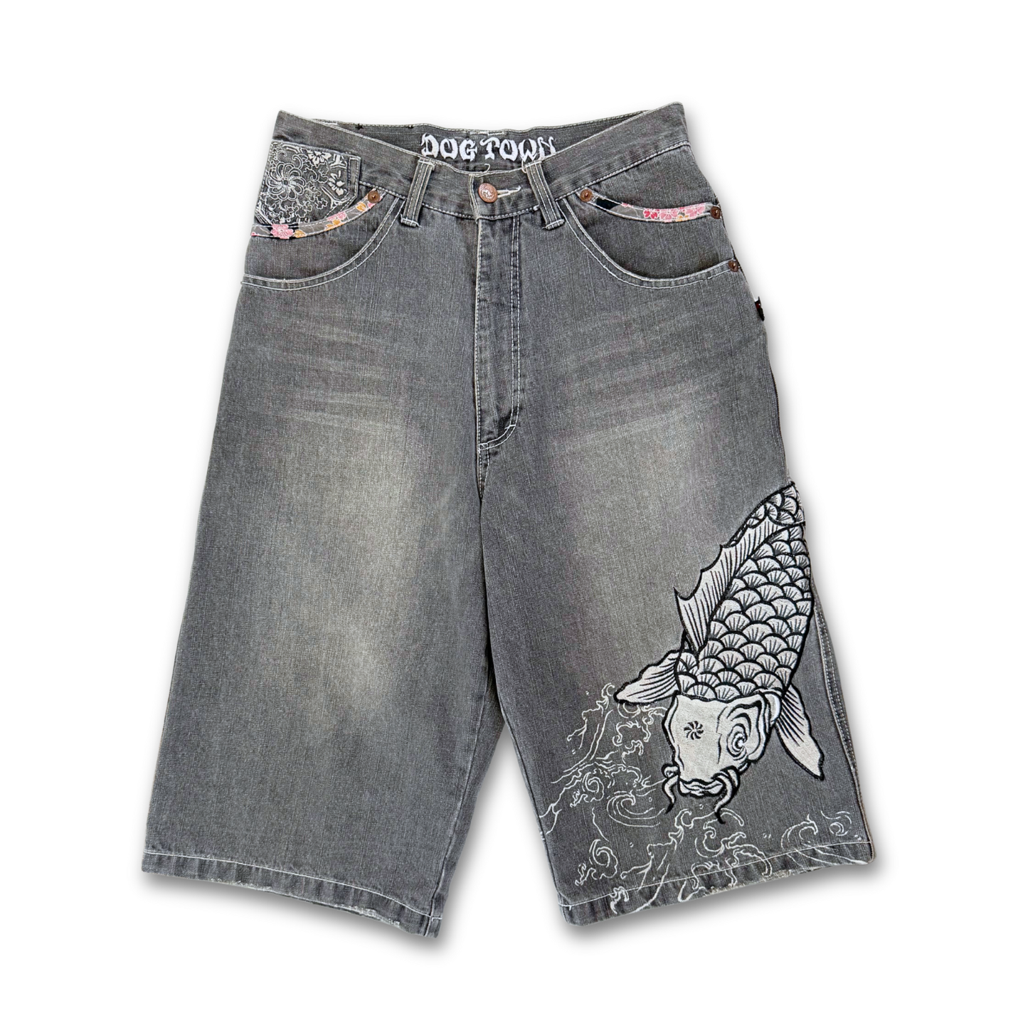 VINTAGE DOGTOWN DENIM SHORTS (32")