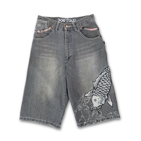 VINTAGE DOGTOWN DENIM SHORTS (32")