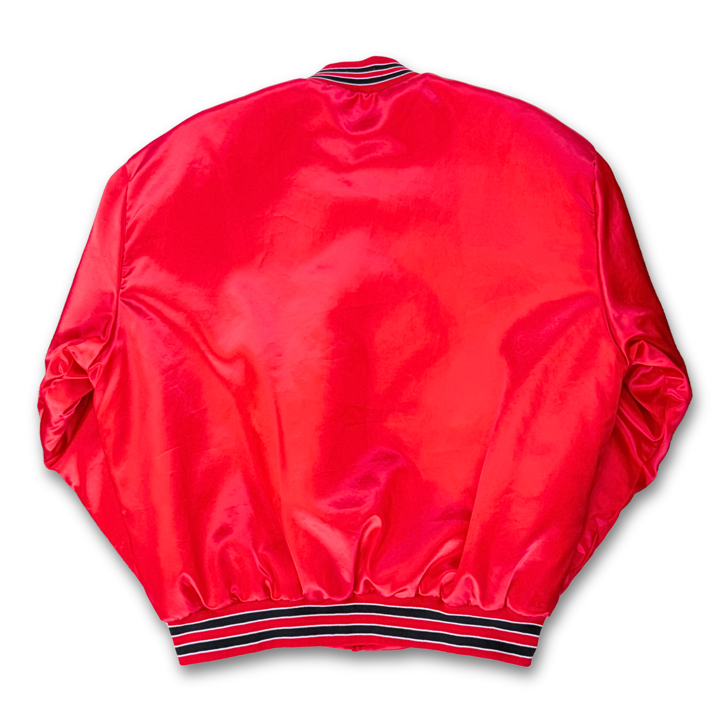 VINTAGE CHICAGO BULLS SATIN BOMBER JACKET (XL)