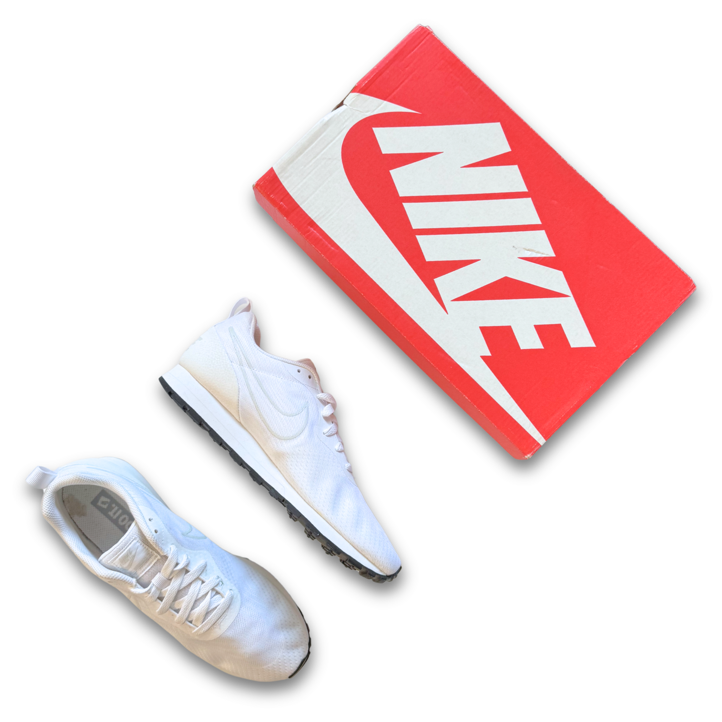 NIKE MD RUNNER 2 MESH TRAINERS (US 9)