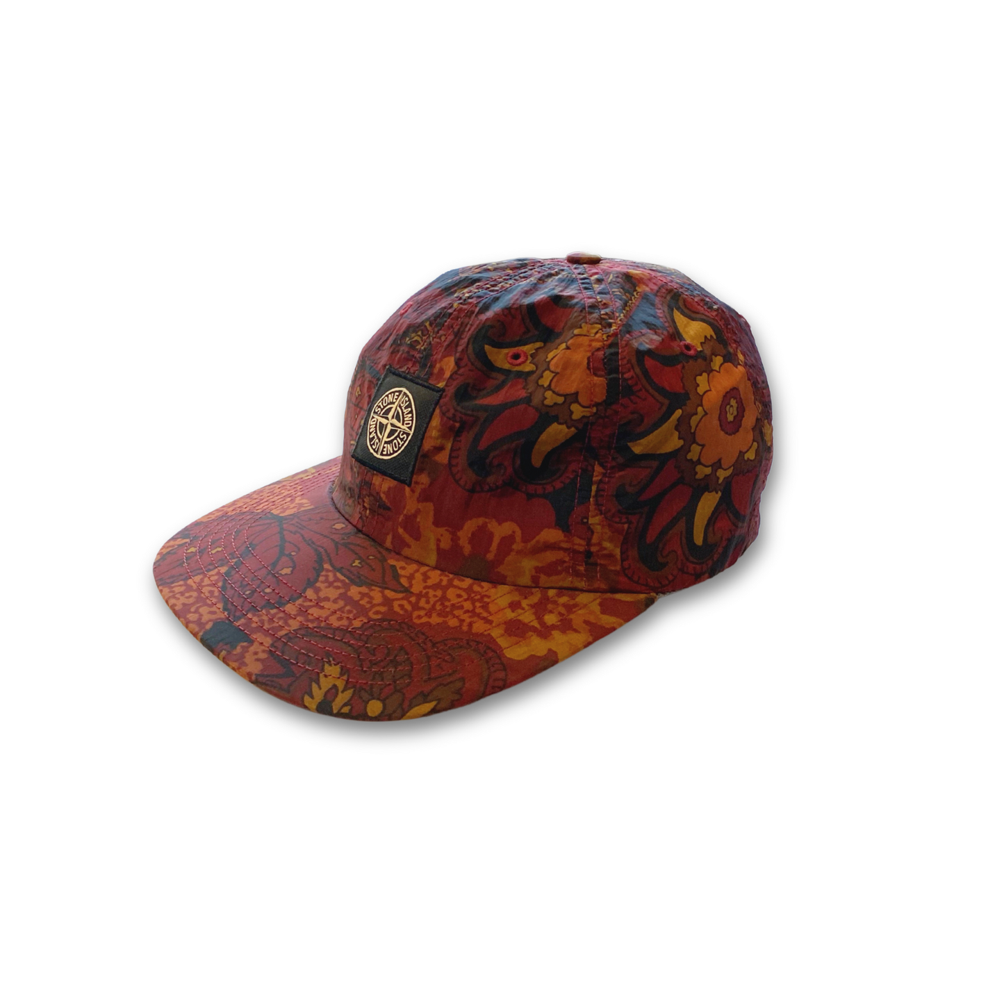 STONE ISLAND X SUPREME 'BURGUNDY METAL' CAP