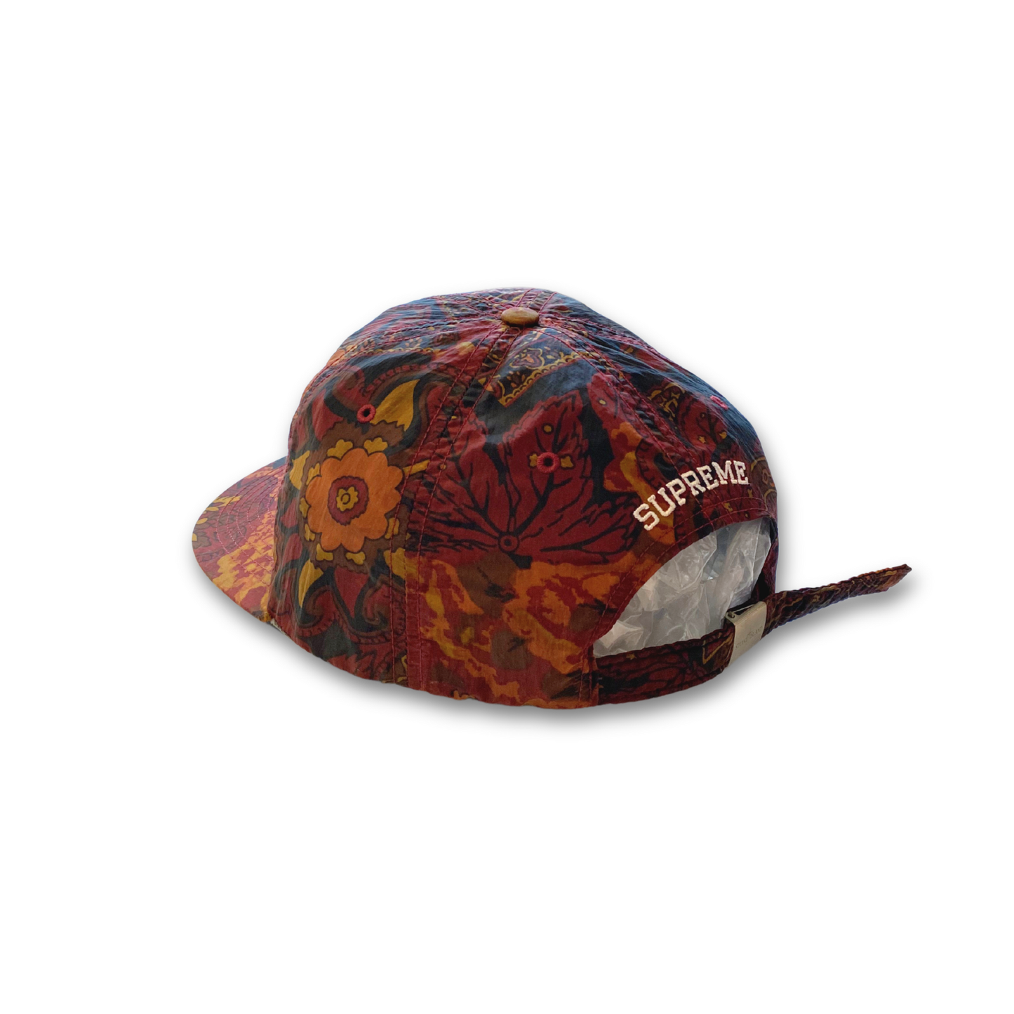 STONE ISLAND X SUPREME 'BURGUNDY METAL' CAP