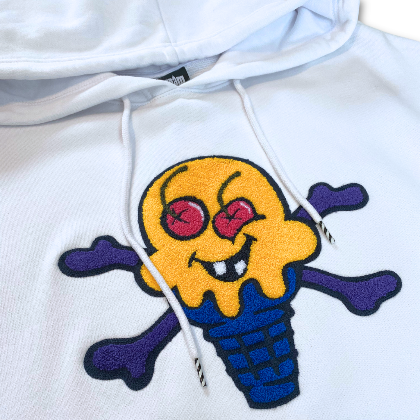 ICECREAM BBC CHENILLE PATCH HOODIE (XL)