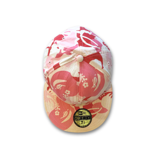BAPE X NEW ERA 'HAWAIIAN CAMO' FITTED CAP