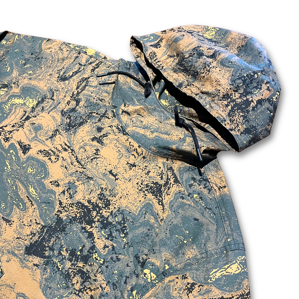 Timberland All-Over Print Lightweight Ripstop Anorak Jacket (M)