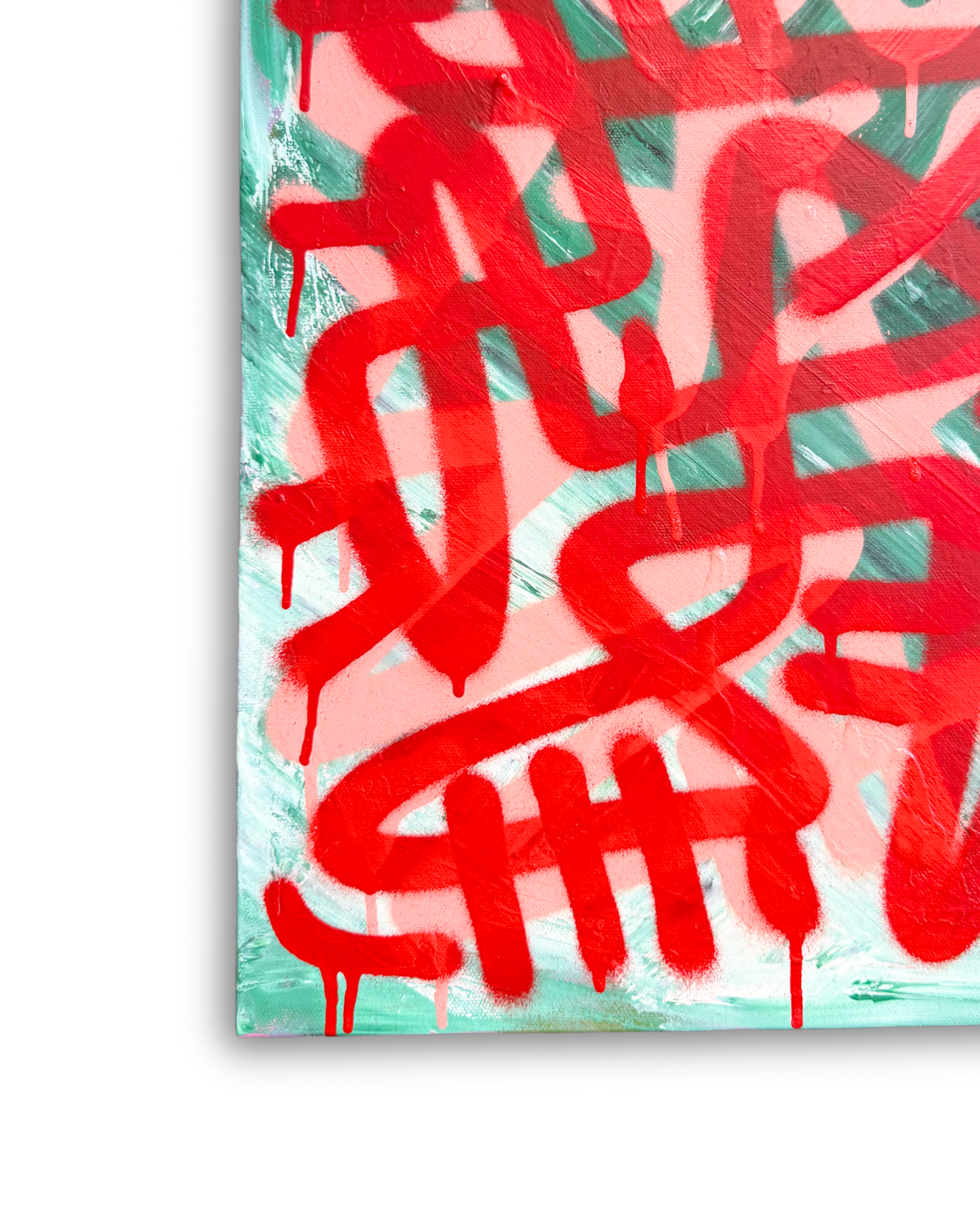 E.O KING 1/1 'TAGGER 3' CANVAS ARTWORK