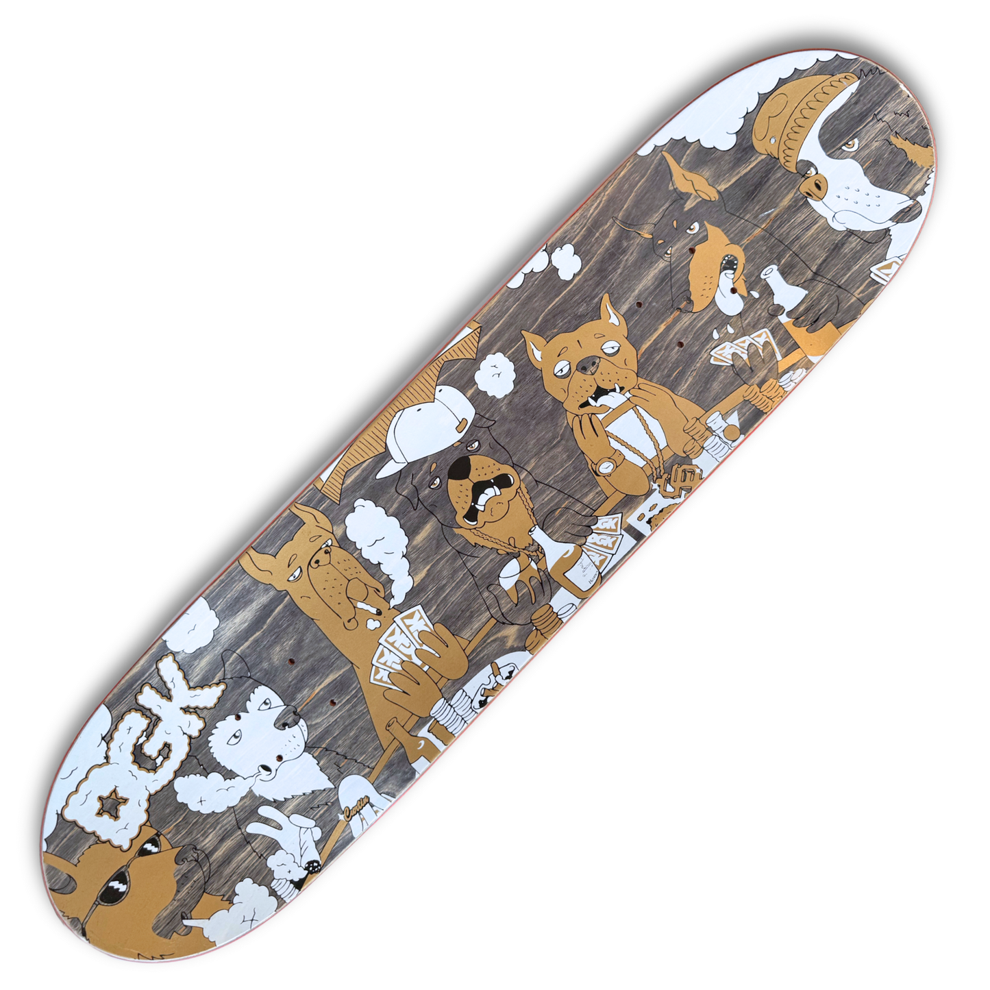 DGK STEVIE WILLIAMS 'PLAYAS CLUB' SIGNED SKATEBOARD DECK