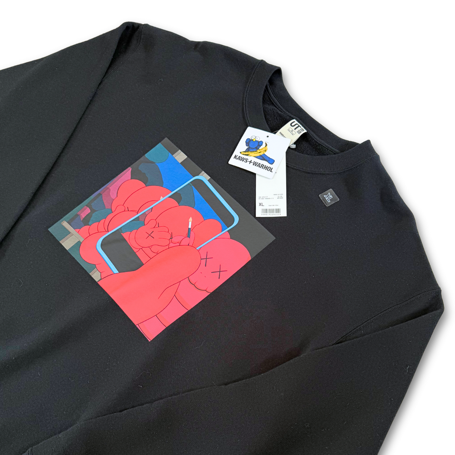 KAWS+WARHOL X UNIQLO CREWNECK (XL)