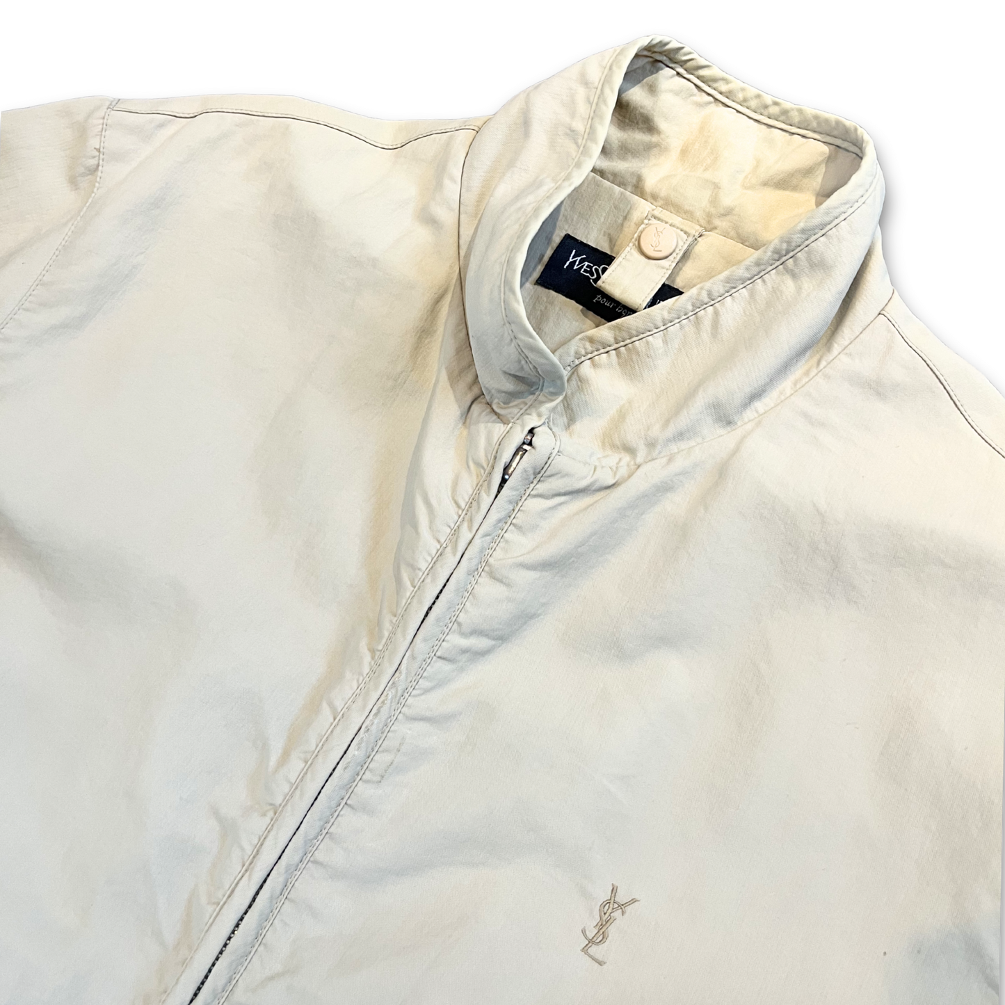 Yves Saint Laurent beige jacket (L)