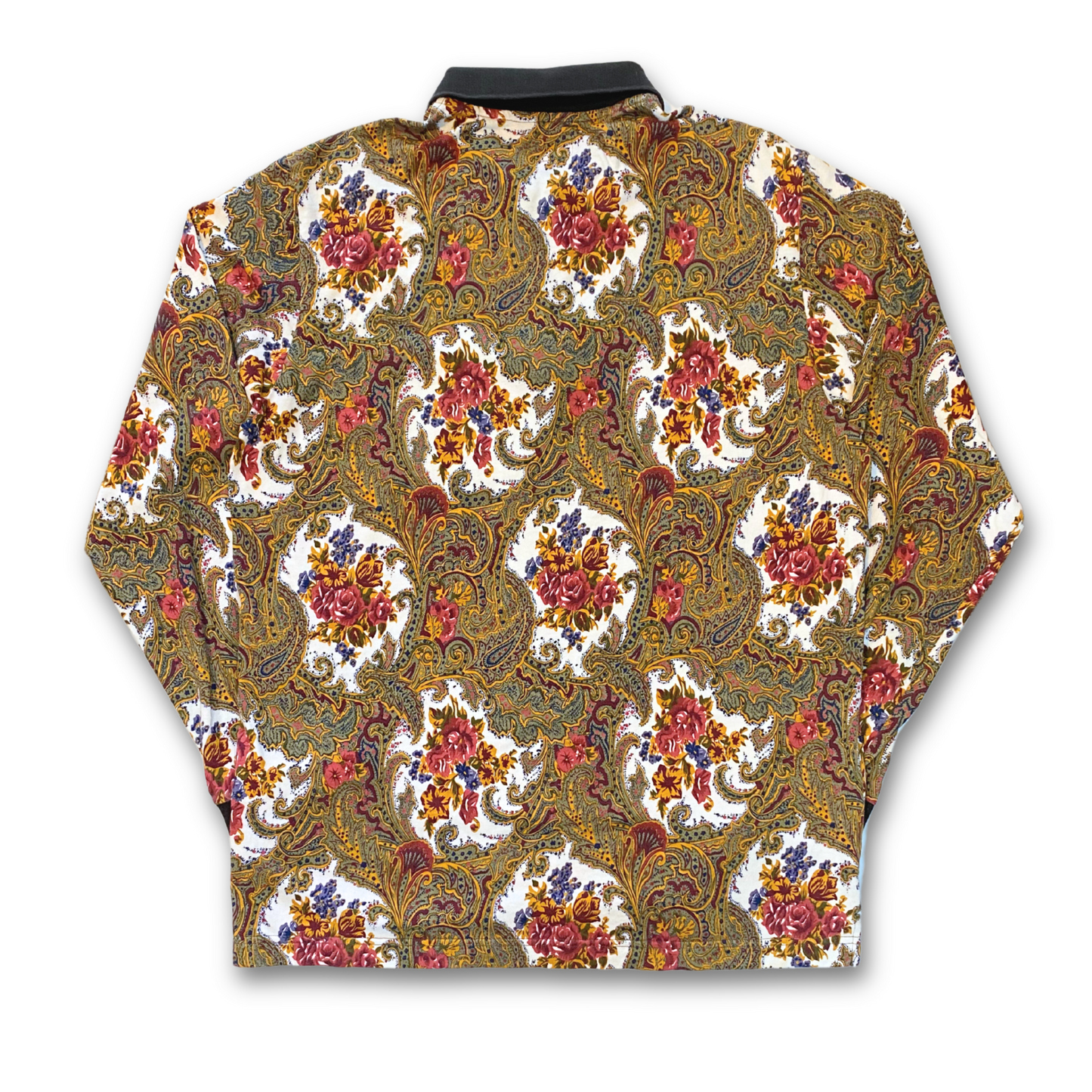 SUPREME PAISLEY QUATER ZIP LONGSLEEVE (M)