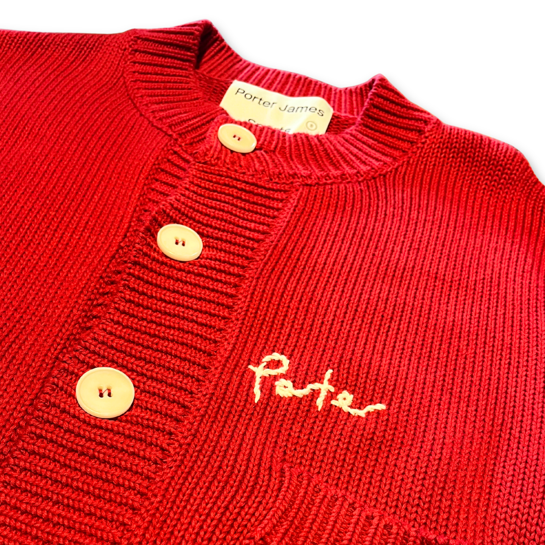 Porter James Sports Organic Cotton Knit Cardigan (S)