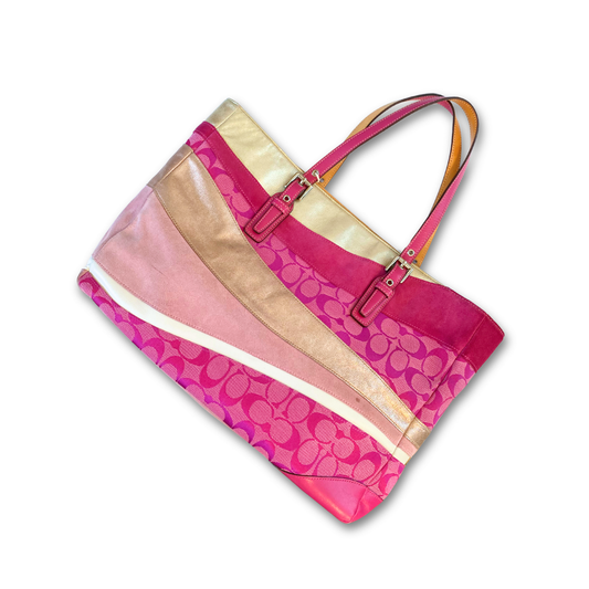 COACH WAVE TOTE BAG