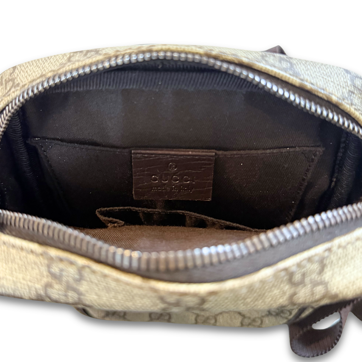 Vintage Gucci GG Canvas Crossbody Bag