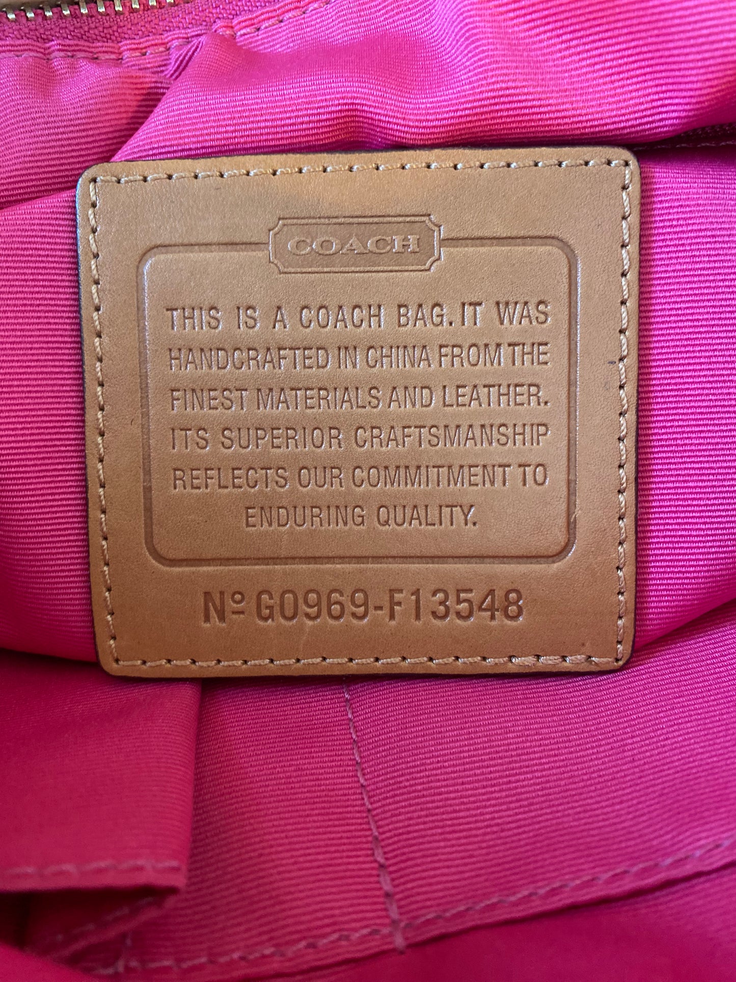 COACH TOTE BAG