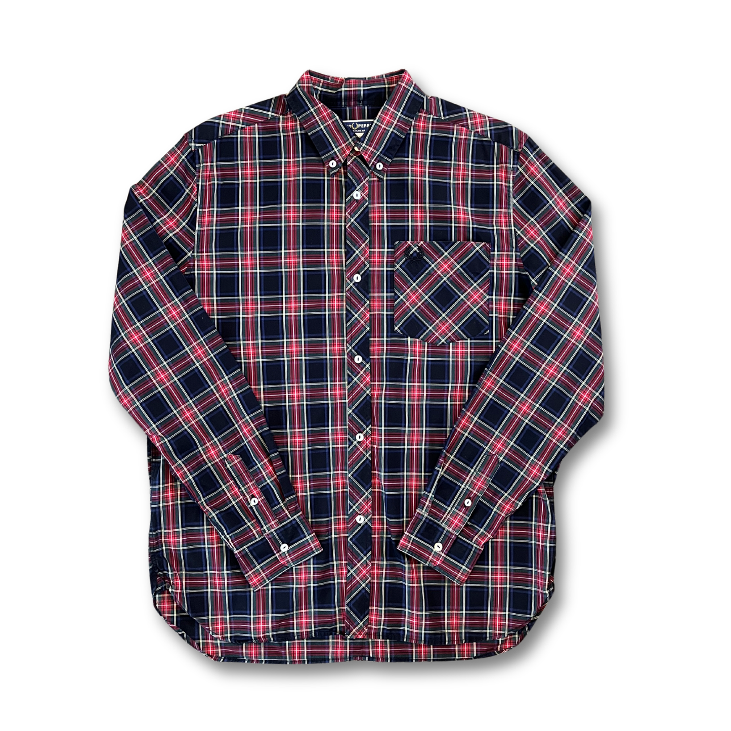 Fred Perry Tartan Check Shirt (L)