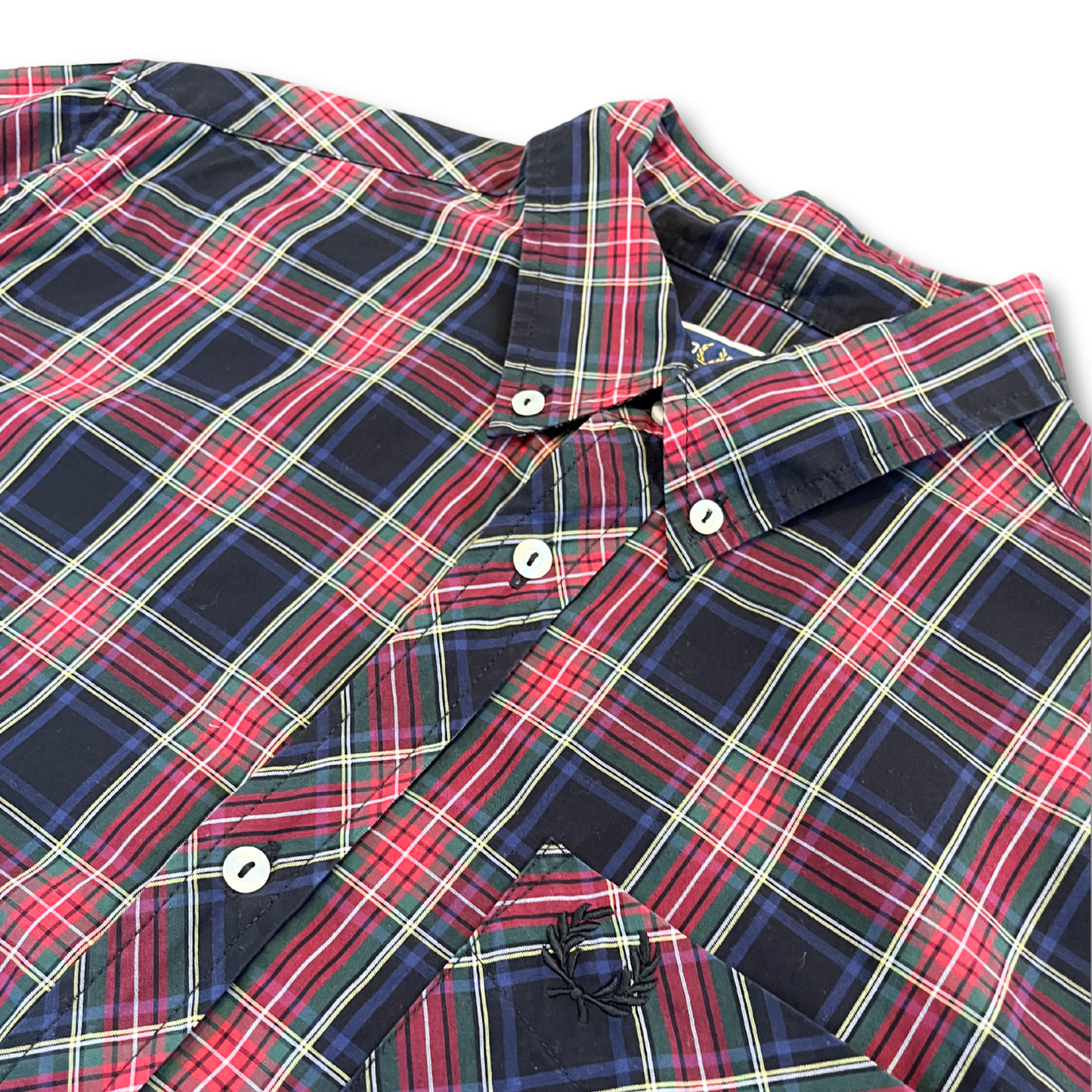 Fred Perry Tartan Check Shirt (L)