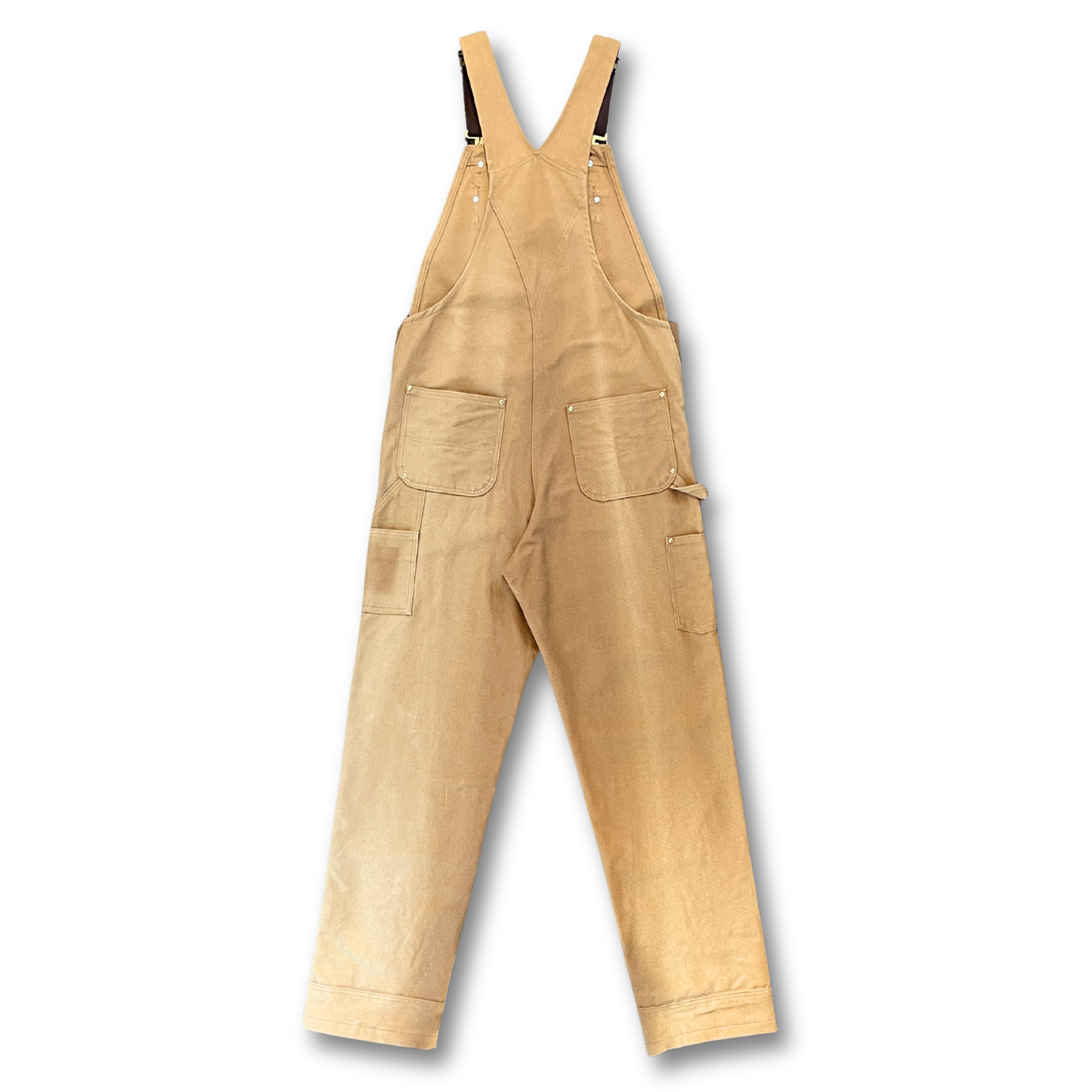 Carhartt brown duck overalls (34")