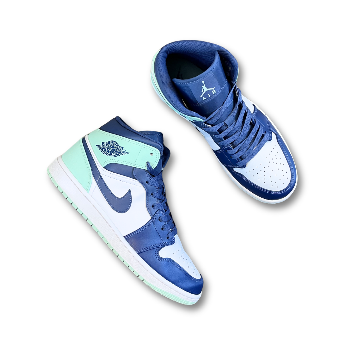 Nike Air Jordan 1 Mid "Blue Mint" (US 10.5)