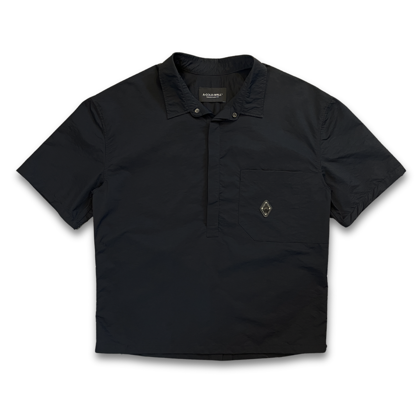 A Cold Wall quarter button up s/s shirt (L)