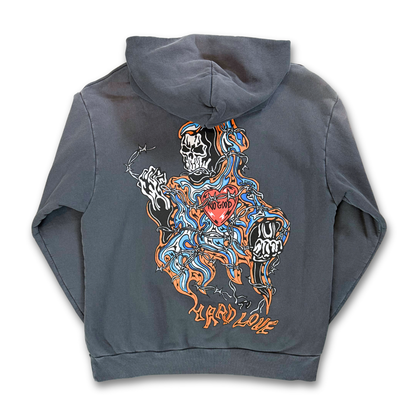 Warren Lotas "Hard Love" Washed Hoodie (XL)