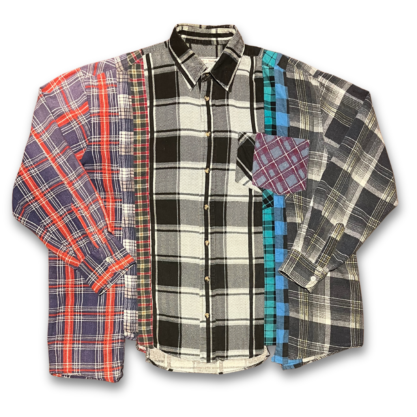 Rebuild by Needles 7-Cut Flannel Shirt (XL)