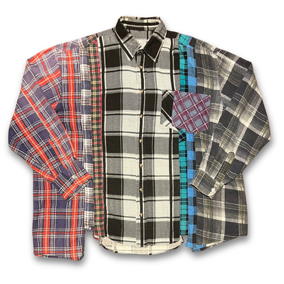 Rebuild by Needles 7-Cut Flannel Shirt (XL)
