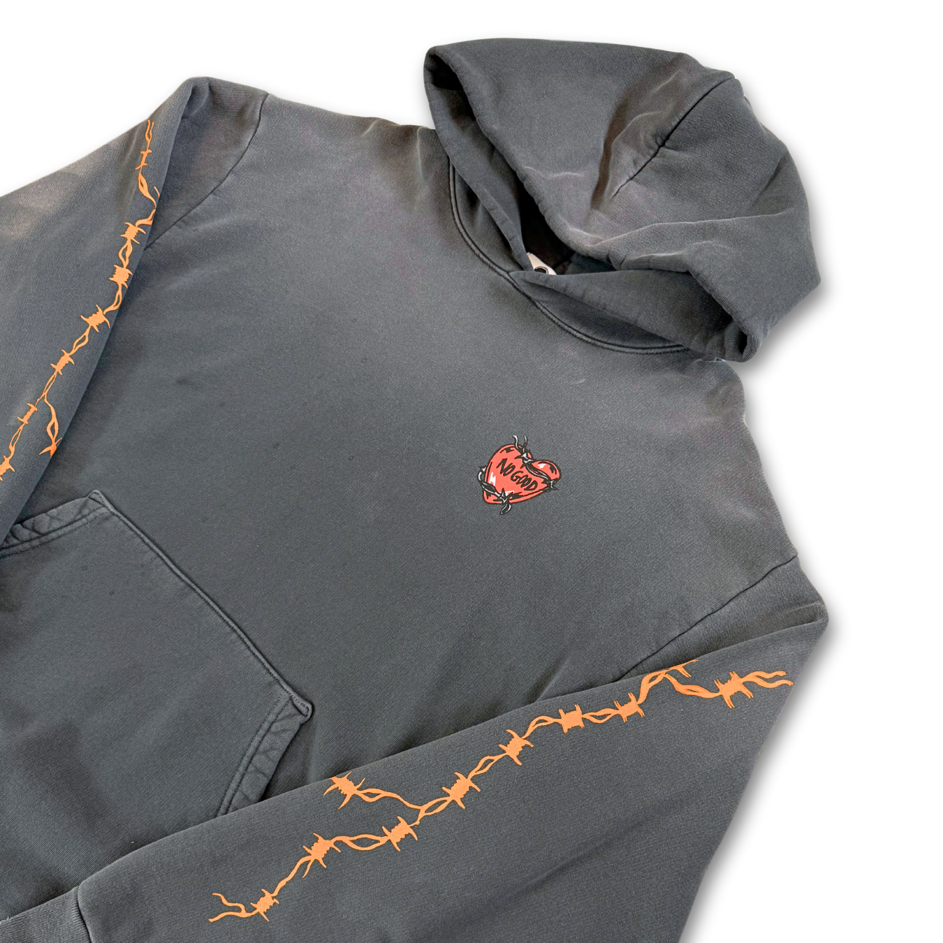 Warren Lotas "Hard Love" Washed Hoodie (XL)