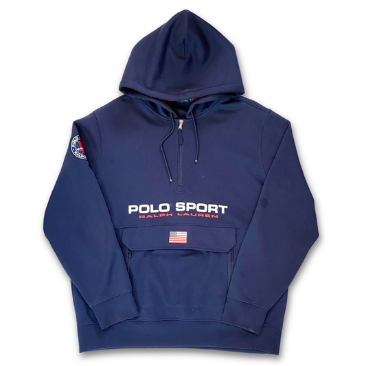 RALPH LAUREN POLO SPORT DOUBLE KNIT HOODIE (XL)