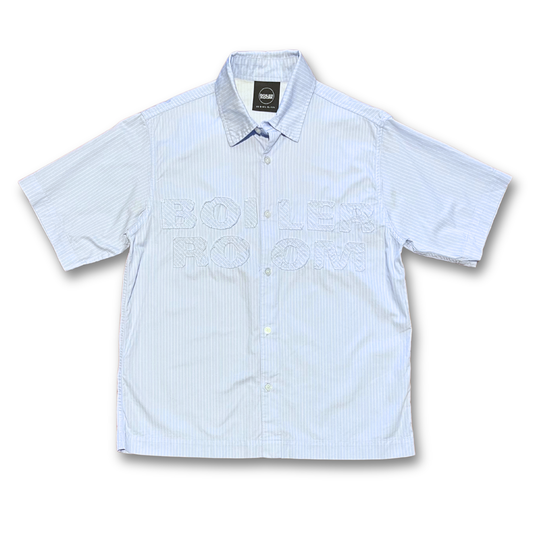 Boiler Room Appliqué Poplin S/S Shirt (S)