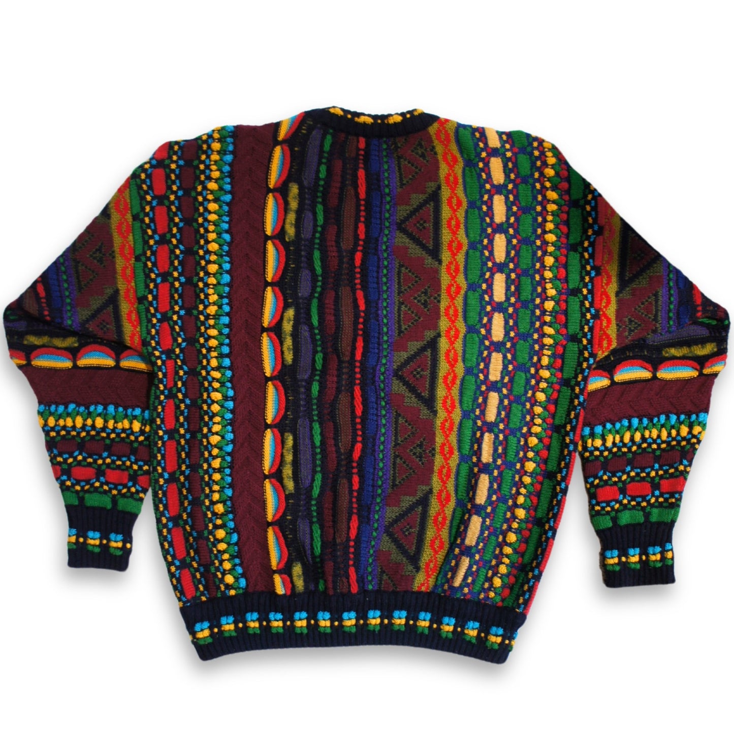 COOGI 3D CABLE KNIT SWEATER (L)