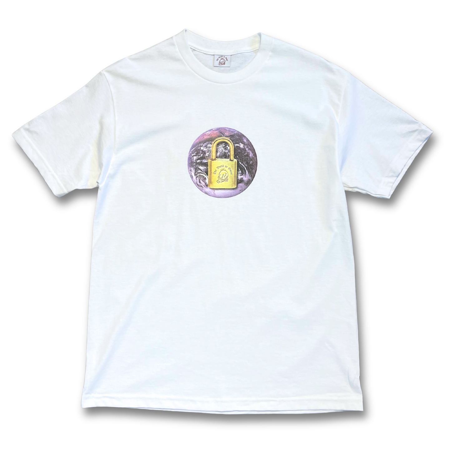 OMNI 'WORLD ON LOCK' TEE - WHITE