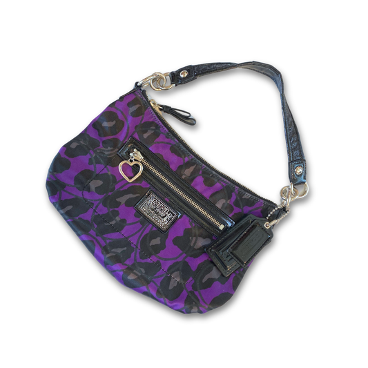 COACH LEOPARD PRINT SHOULDER BAG