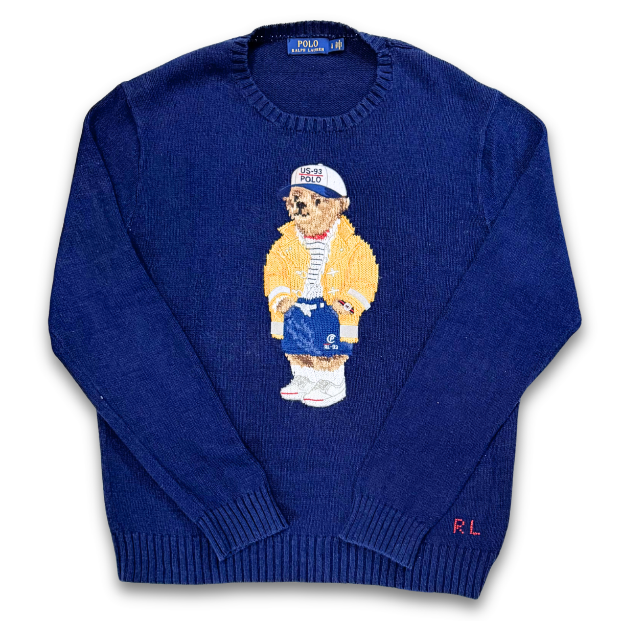 Polo Ralph Lauren CP-93 Sailing Bear Knit Crewneck (L)