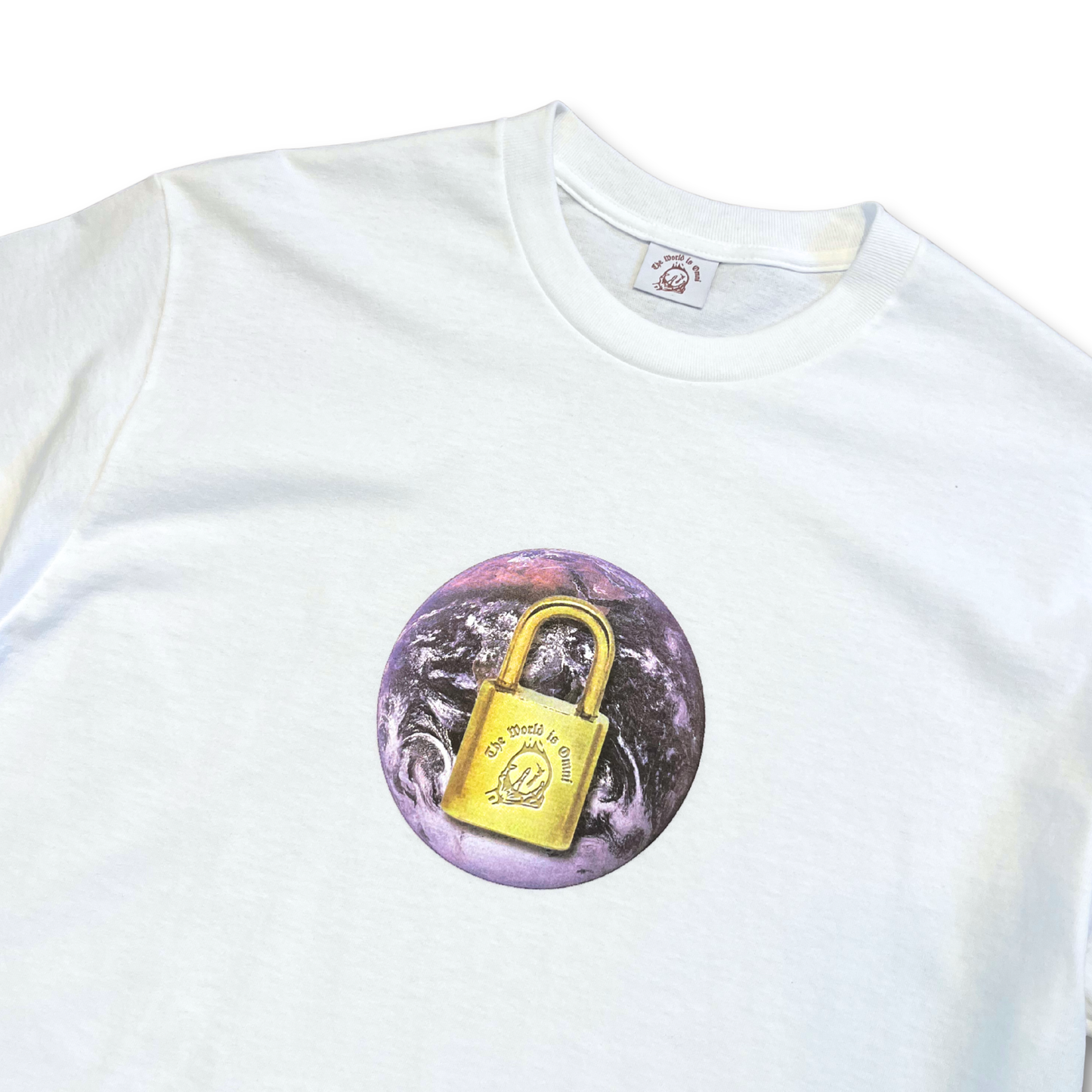OMNI 'WORLD ON LOCK' TEE - WHITE