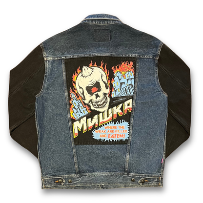 Mishka 'City on Fire' Denim Jacket (M)