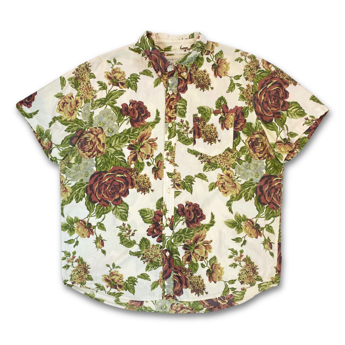 RALPH LAUREN DENIM & SUPPLY FLORAL BUTTON UP SHIRT (XXL)