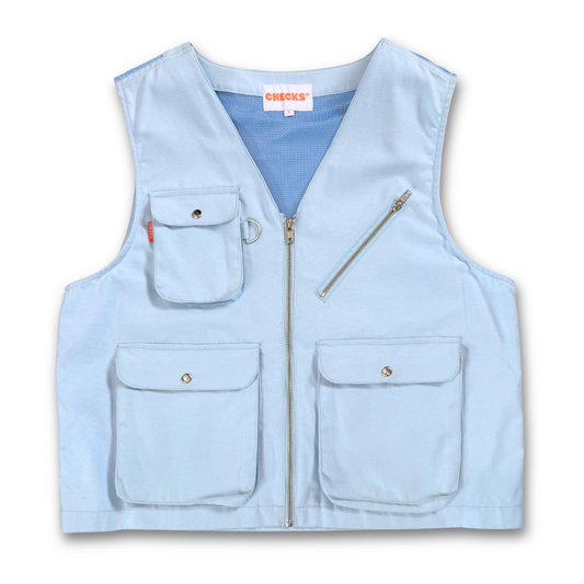 CHECKS FISHING VEST (L)