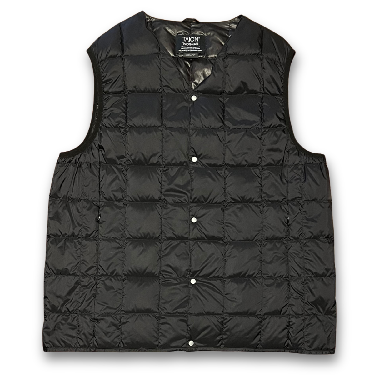 TAION V-Neck Button Down Vest (XL)