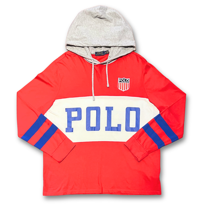 Polo Ralph Lauren "Chariots" Hooded l/s T-Shirt (XL)*