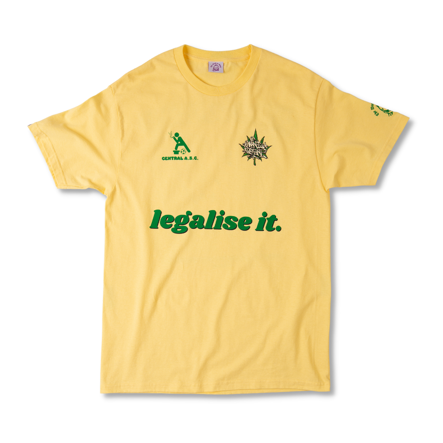 SMOKERS CUP TEE (YELLOW)