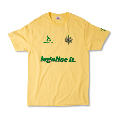 SMOKERS CUP TEE (YELLOW)