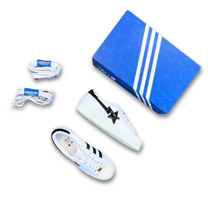 Bathing Ape x adidas Superstar Vintage sneakers (US 8)