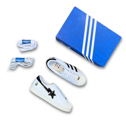 Bathing Ape x adidas Superstar Vintage sneakers (US 8)