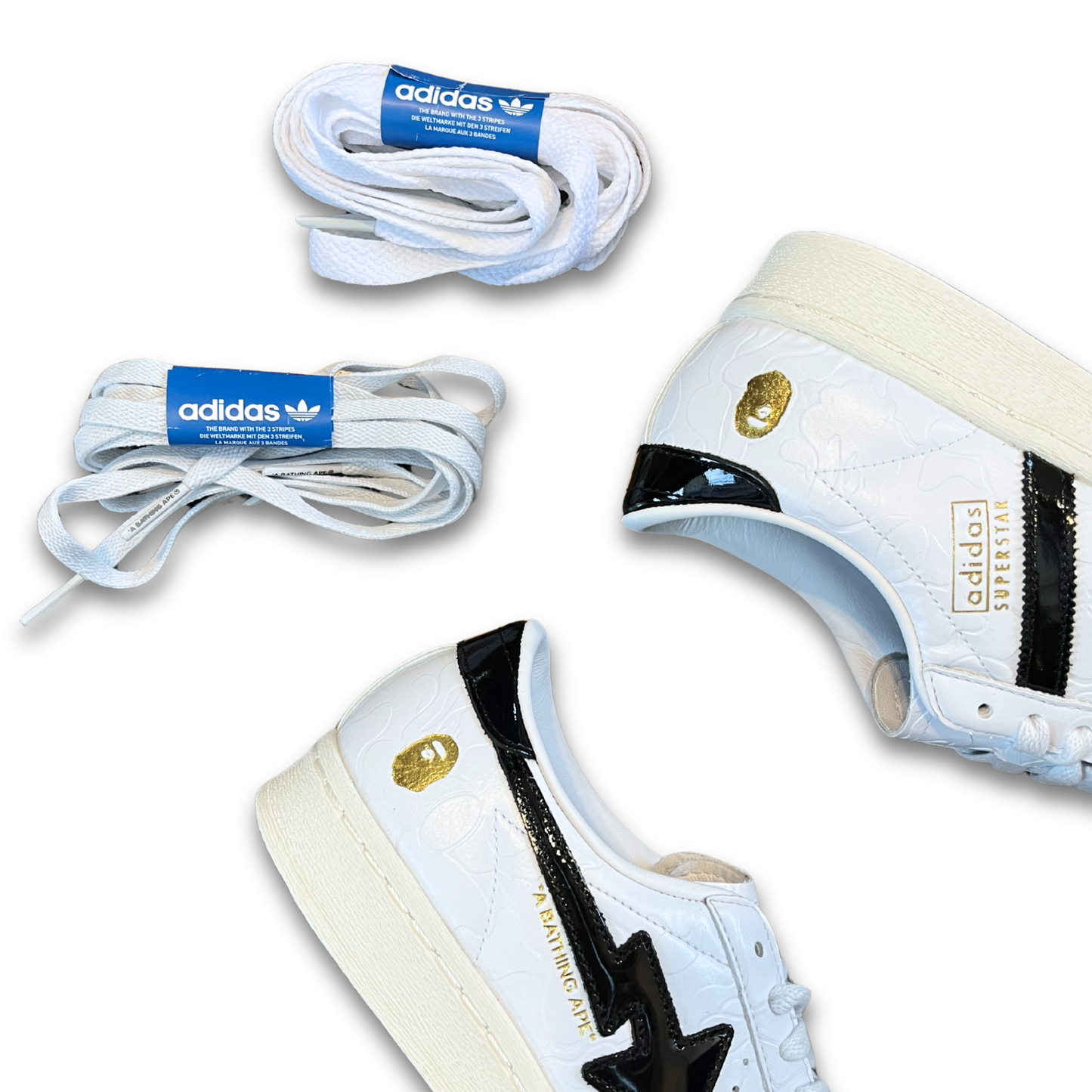 Bathing Ape x adidas Superstar Vintage sneakers (US 8)
