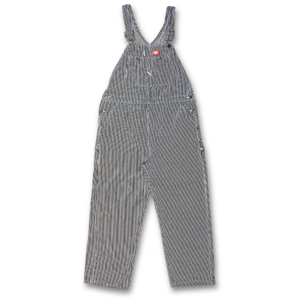 Dickies Hickory Stripe Bib Overalls (38 S)
