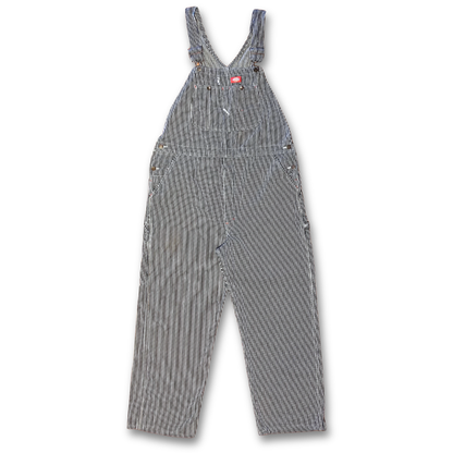 Dickies Hickory Stripe Bib Overalls (38 S)