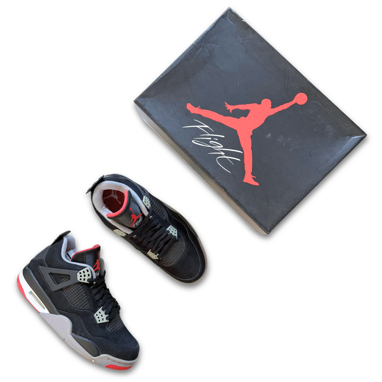 JORDAN 4 RETRO 'BLACK CEMENT' 2012 (US 8)