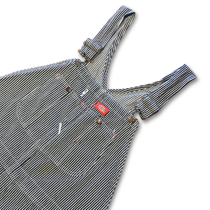 Dickies Hickory Stripe Bib Overalls (38 S)